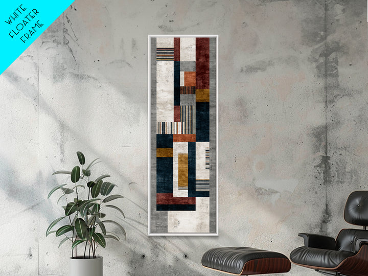 Geometric Border Design by Global Textiles Canvas Print, Tribal Art, African Art, Living Room Decor, Fine Art, Tribal, TRI-1x3-32