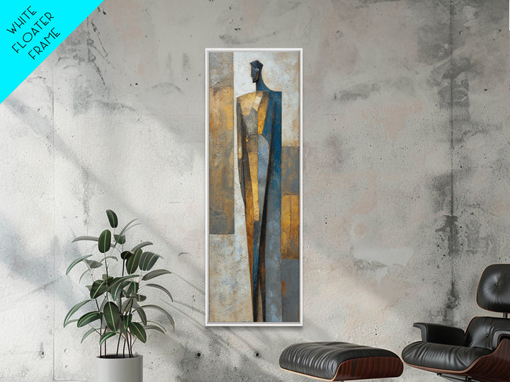 Carved Wood Figure Canvas Print, Tribal Art, Home Decor, Living Room Decor, Fine Art, Tribal, African Art, African Wall Art, TRI-1x3-9