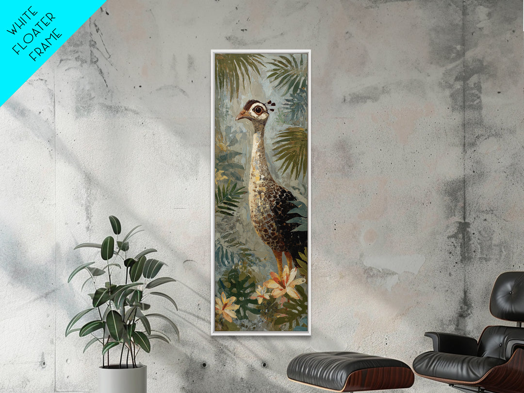Colorful Jungle Bird Pattern Canvas Print, Tropical Art, Set of 3 Prints, Living Room Decor, Fine Art, Tropic, Botanical Art, TRO-1x3-56