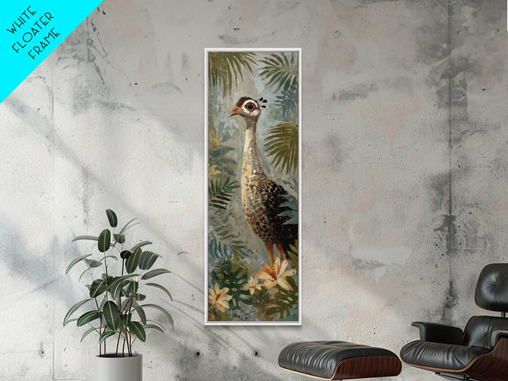 Colorful Jungle Bird Pattern Canvas Print, Tropical Art, Set of 3 Prints, Living Room Decor, Fine Art, Tropic, Botanical Art, TRO-1x3-56