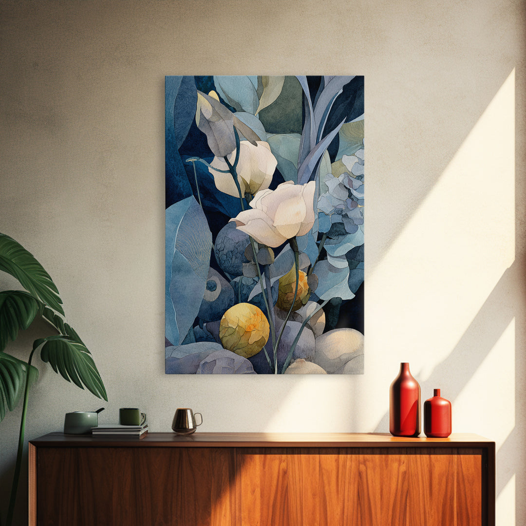 Tropical Fruit Market Arrangement Canvas Print, Tropical Art, Coastal Wall Art, Living Room Decor, Tropic, Beach Prints, TRO-2x3-71