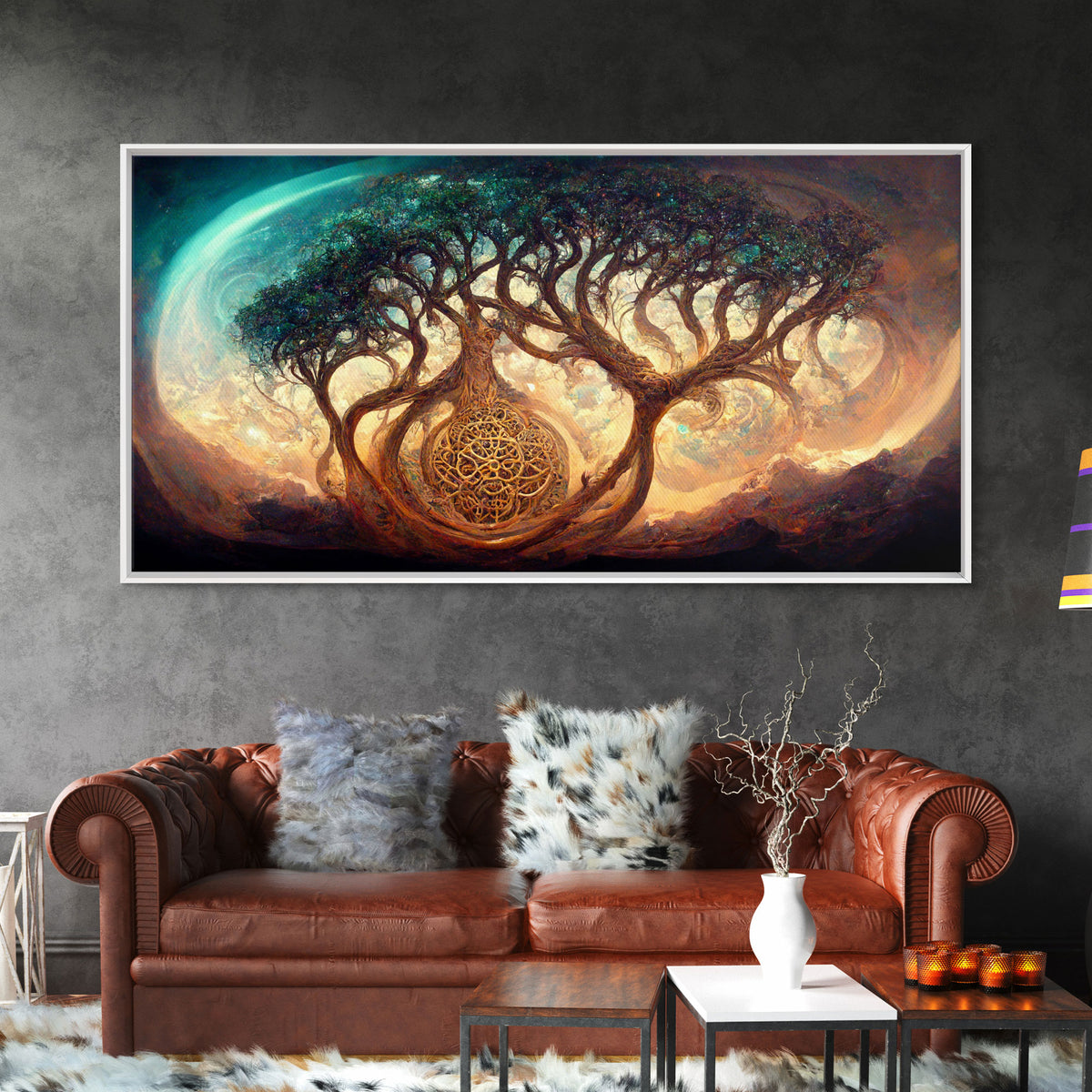 Gaia, norse mythology, canvas print, high fantasy art