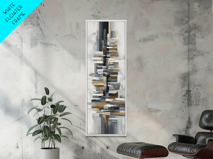 City Bridge Structure Framed Canvas Print, Urban Art, Basketball Wall Art, Living Room Decor, Fine Art, Urban, URB-1x3-70