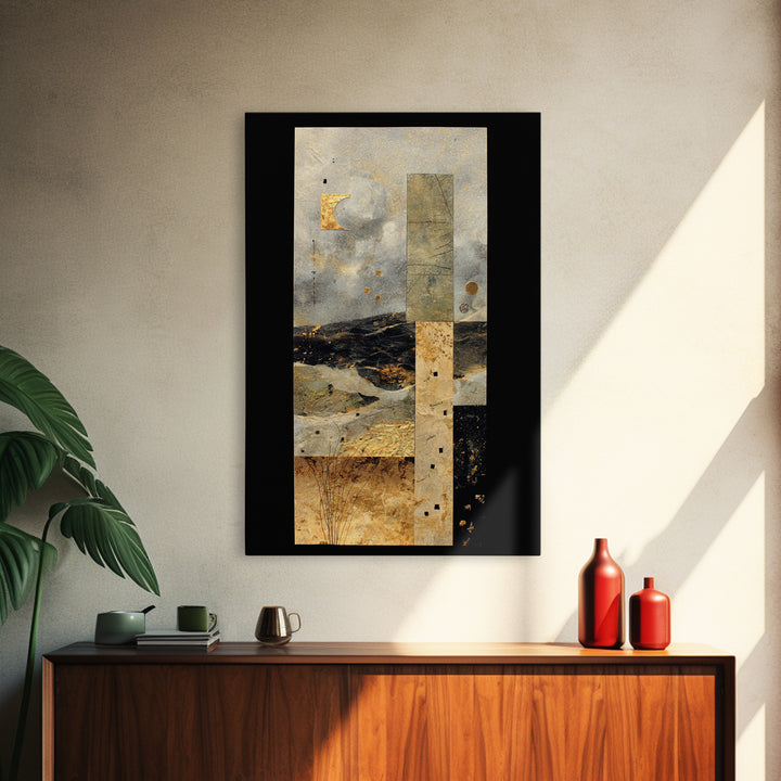 Taxi Cab Motion Blur Canvas Print, Urban Art, Gay Art, Living Room Decor, Abstract Art, Urban, Minimalist Decor, URB-2x3-11
