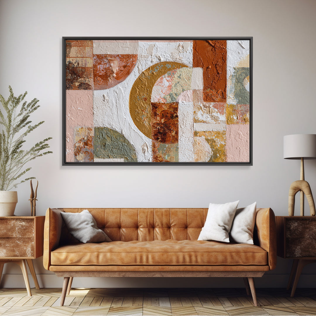 Old Theater Marquee Shapes Without Text Canvas Print, Urban Art, Digital Print, Living Room Decor, Abstract Art, Urban, URB-3x2-1