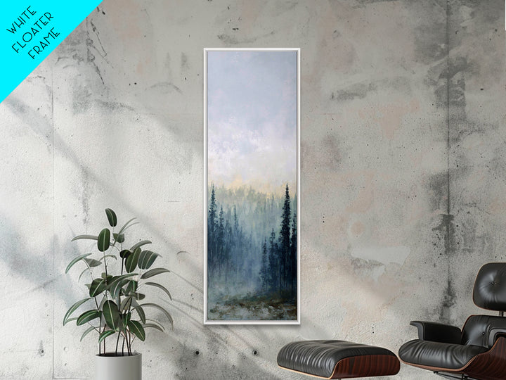 Moody Forest Landscape Canvas Print, Wall Art, Prints Wall Art, Living Room Decor, Oil Painting, Textured Painting, WAL-1x3-22
