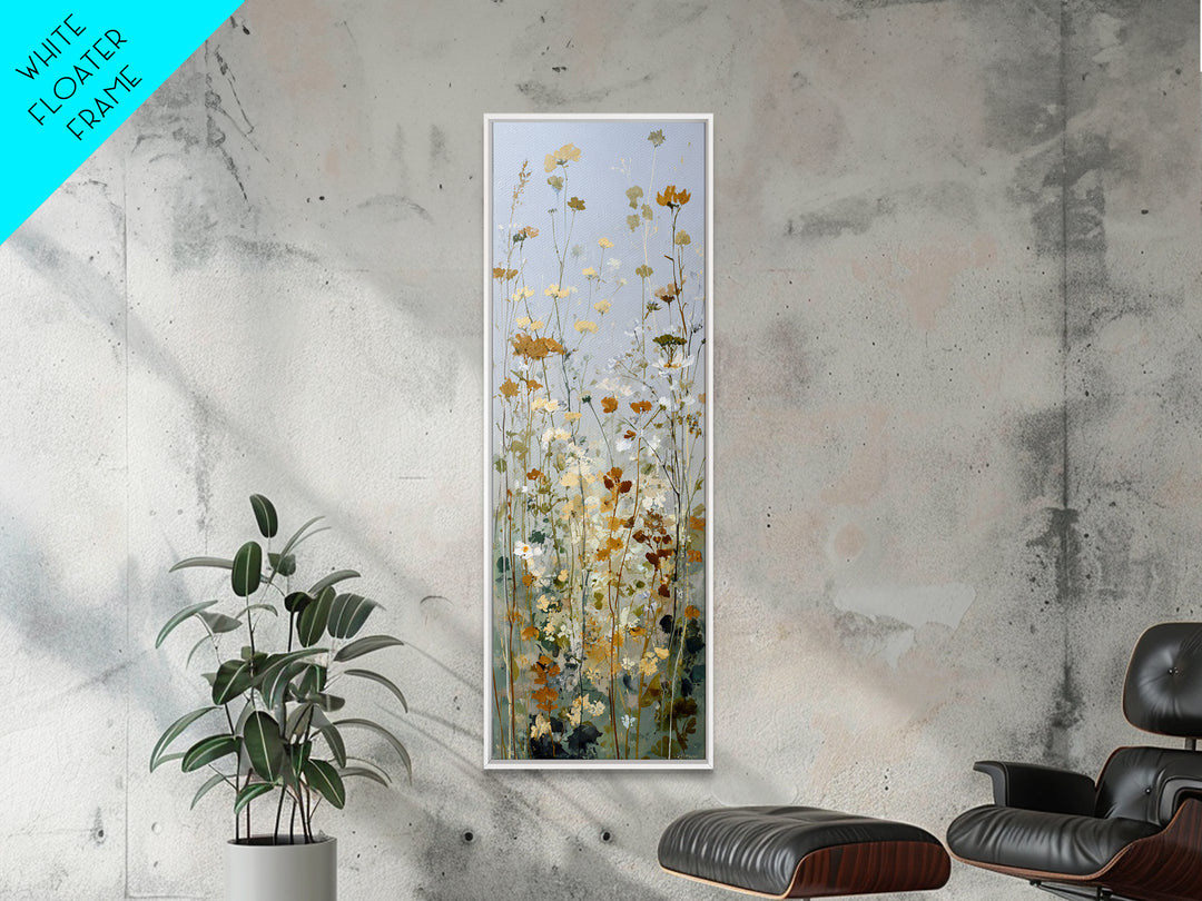 Art Deco Gold Fan Pattern Framed Canvas Print, Wall Art, Canvas Wall Art, Living Room Decor, Fine Art, Statement Artwork, WAL-1x3-80