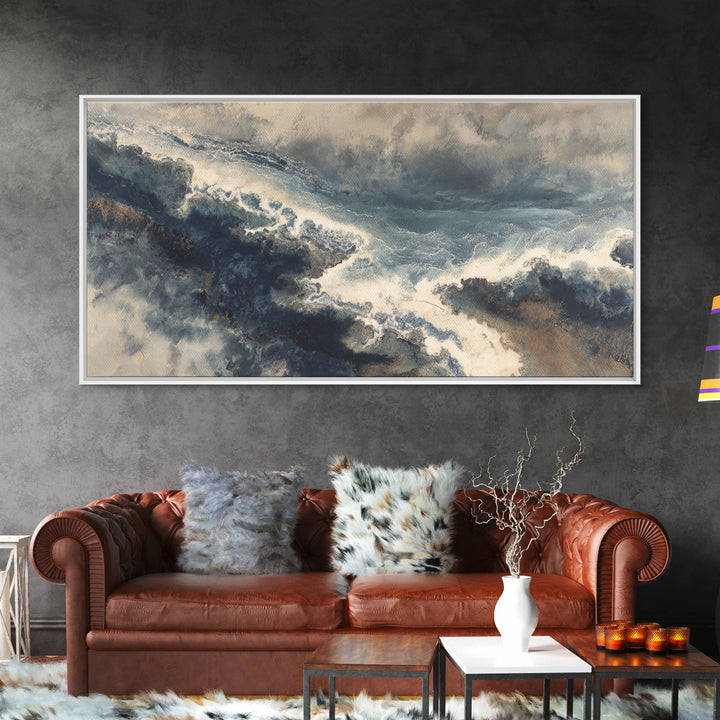 Black and White Architectural Study Canvas Print, Wall Art, Painting, Living Room Decor, Fine Art, Art Deco, WAL-2x1-52