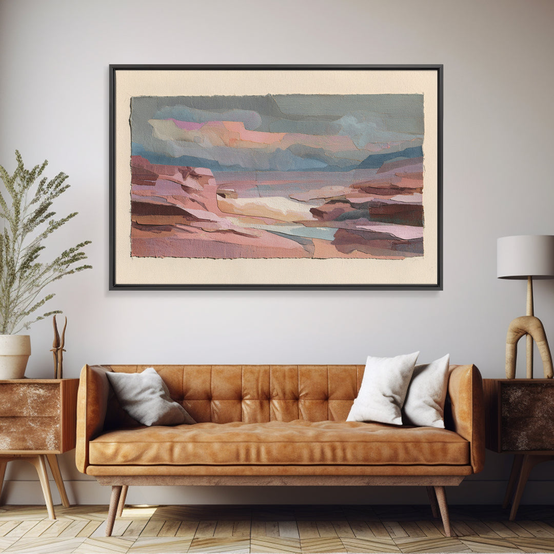 Moody Forest Landscape Canvas Print, Wall Art, Wall Hanging, Living Room Decor, Fine Art, Gallery Decor, Neutral Decor, WAL-3x2-62
