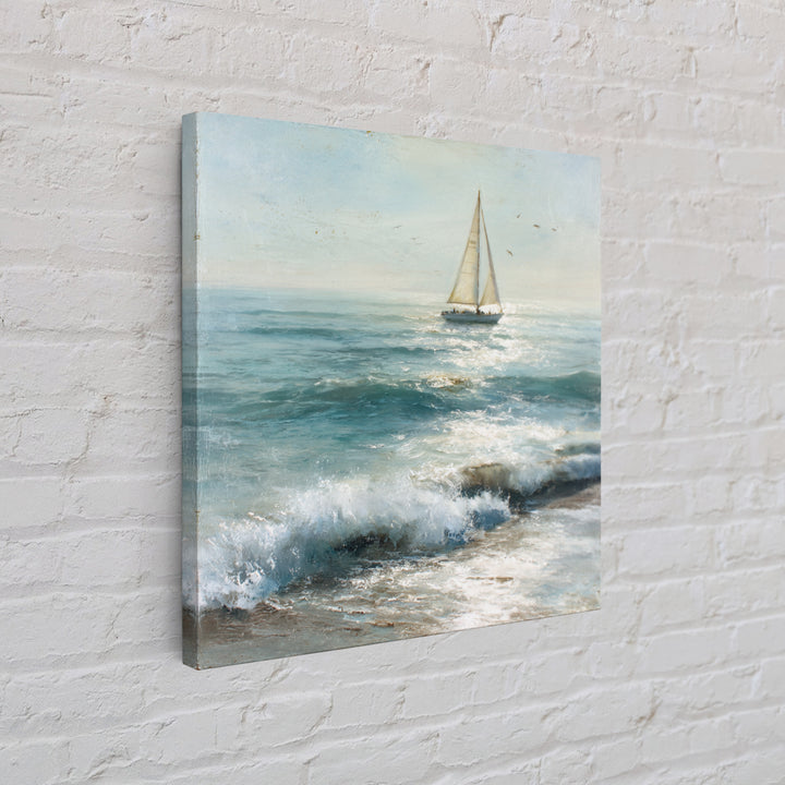 Honeymoon Coastal Sunset Framed Canvas Print, Wedding Art, Custom Wedding, Living Room Decor, Fine Art, Romance, Boho Decor, WED-1x1-65