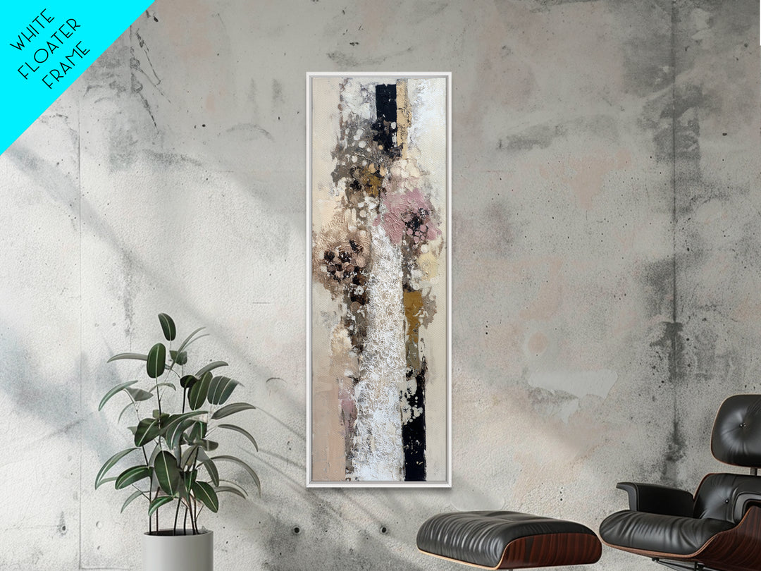 Bridal Veil Texture Abstract Canvas Print, Wedding Art, Living Room Decor, Abstract Art, Romance, Printable Art, WED-1x3-43