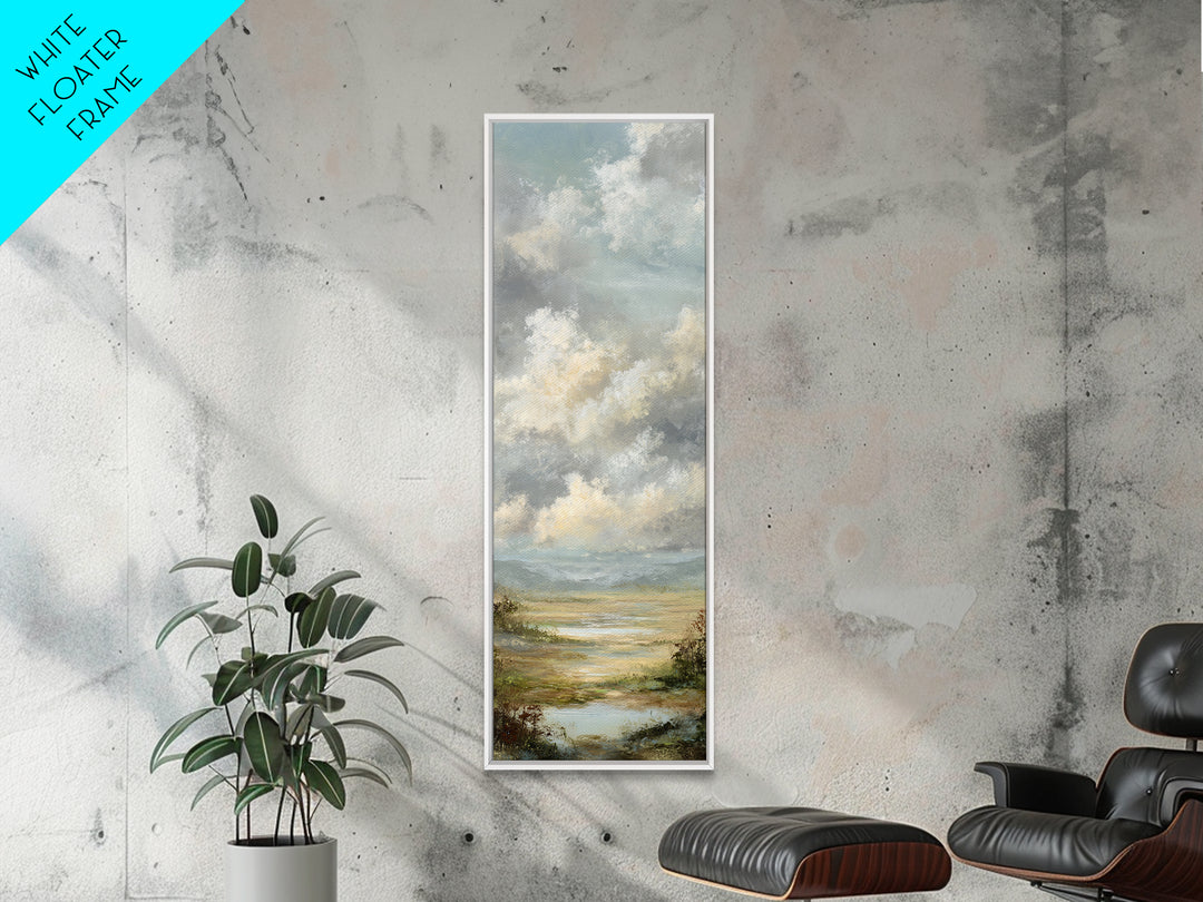 Blush Cloudscape with Dreamy Atmosphere Canvas Print, Wedding Art, Art Print, Living Room Decor, Abstract Art, Romance, WED-1x3-51