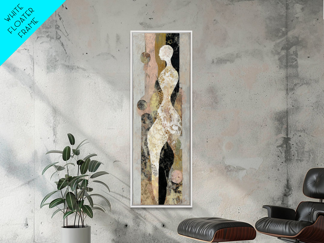 Lace Pattern Ivory Abstraction Canvas Print, Wedding Art, Art, Living Room Decor, Fine Art, Romance, Custom Wedding Gift, WED-1x3-55
