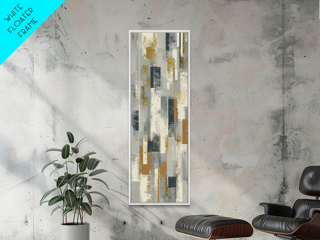 Lace Pattern Ivory Abstraction Framed Canvas Print, Wedding Art, Wedding Guest Book, Living Room Decor, Fine Art, Romance, WED-1x3-79