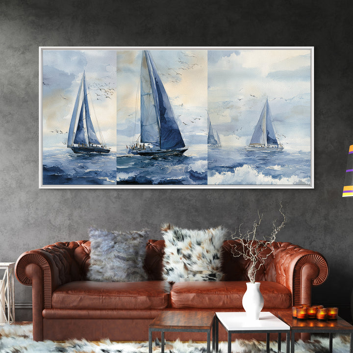 Honeymoon Coastal Sunset Framed Canvas Print, Wedding Art, Statement Artwork, Living Room Decor, Romance, Custom Portrait, WED-2x1-13