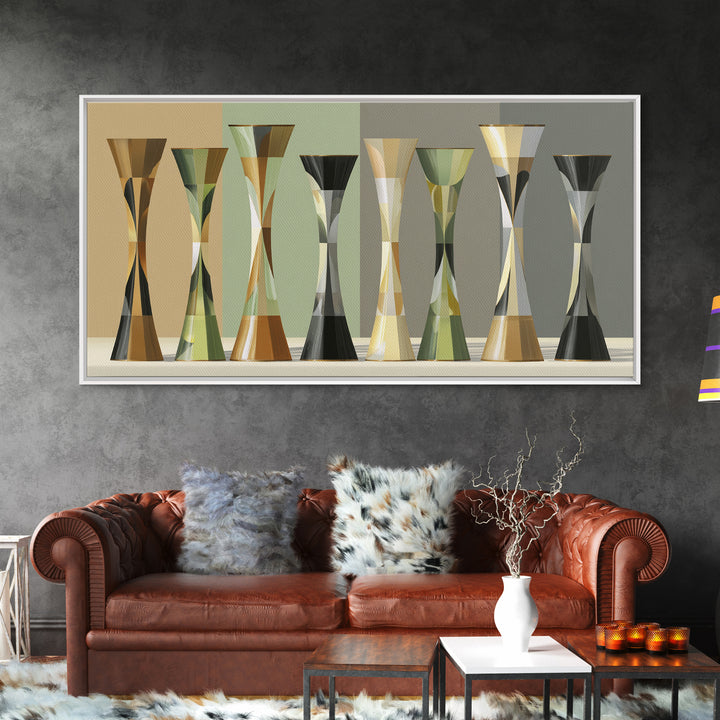 Champagne Coupe Tower Canvas Print, Wedding Art, Boho Decor, Living Room Decor, Fine Art, Romance, Wedding Guest Book, WED-2x1-41