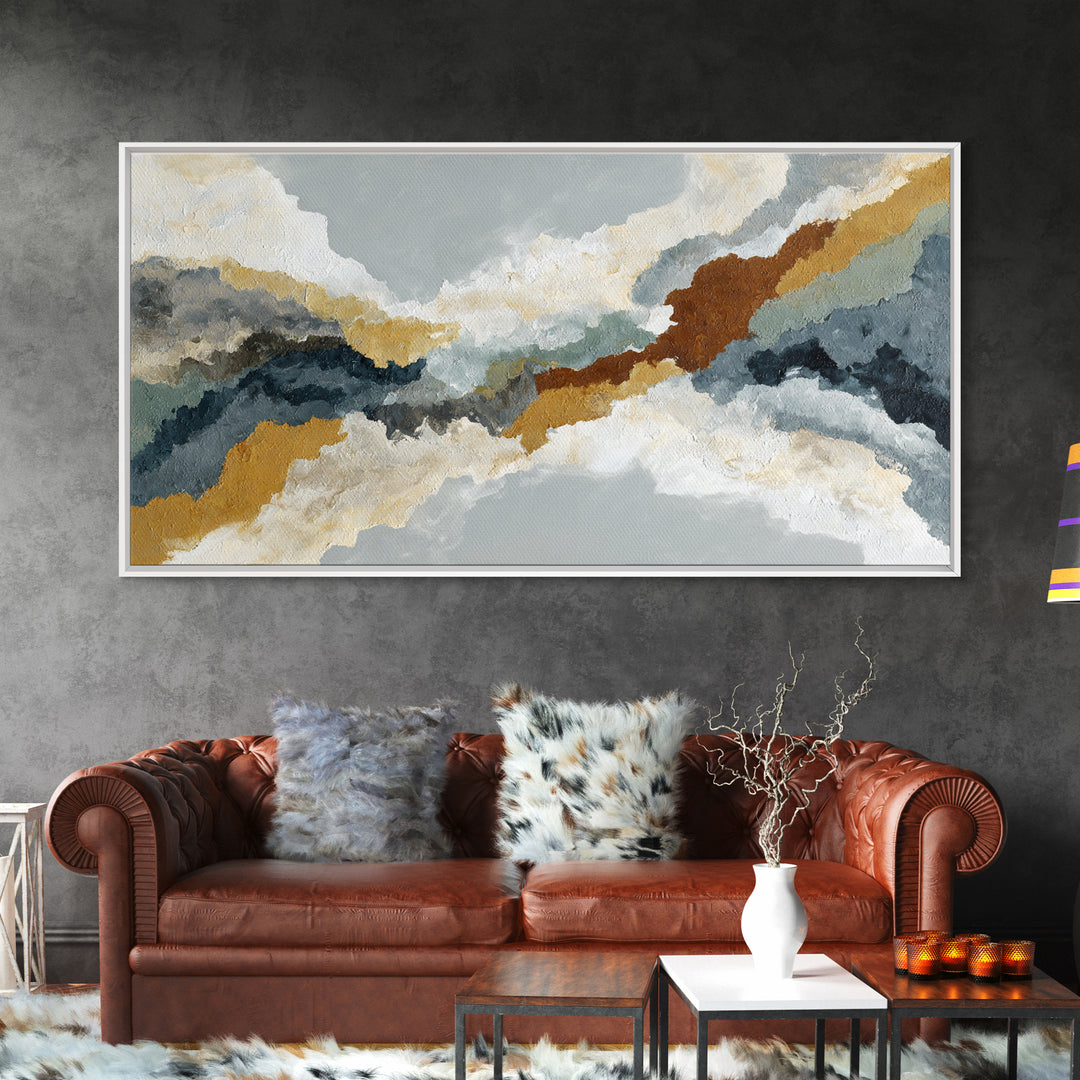 Bridal Veil Texture Abstract Framed Canvas Print, Wedding Art, Printable Art, Living Room Decor, Abstract Art, Romance, WED-2x1-51