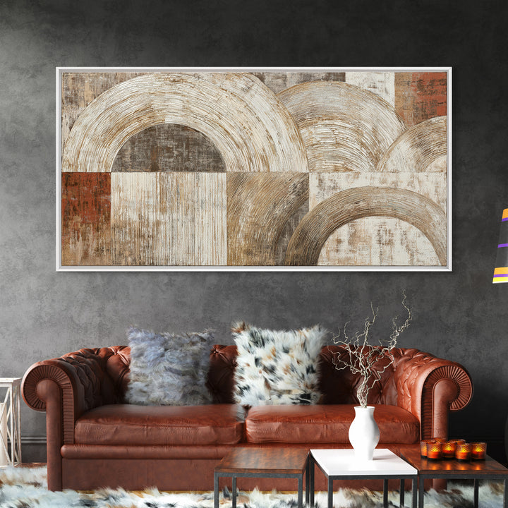 Bridal Veil Texture Abstract Framed Canvas Print, Wedding Art, Living Room Decor, Abstract Art, Romance, Wedding Gift, WED-2x1-75