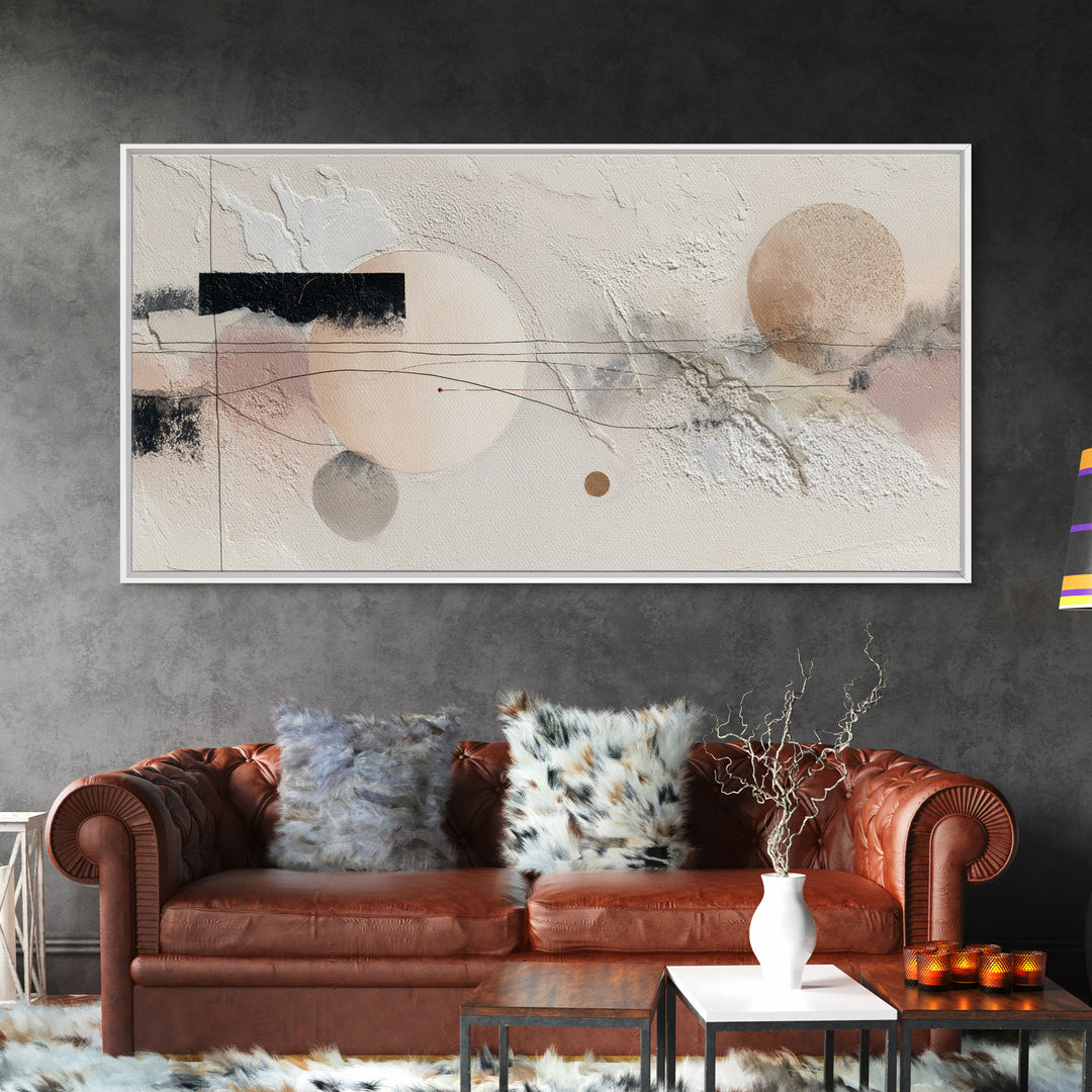 Bridal Veil Texture Abstract Framed Canvas Print, Wedding Art, Custom Painting, Living Room Decor, Abstract Art, Romance, WED-2x1-99