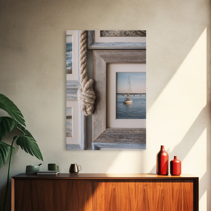 Honeymoon Coastal Sunset Framed Canvas Print, Wedding Art, Custom Portrait, Living Room Decor, Romance, Wedding Decoration, WED-2x3-73