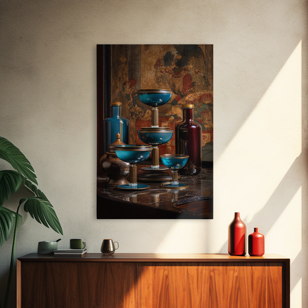 Champagne Coupe Tower Canvas Print, Wedding Art, Art Print, Living Room Decor, Romance, Downloadable Art, Rustic Wedding, WED-2x3-77