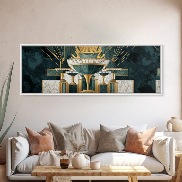 Champagne Coupe Tower Canvas Print, Wedding Art, Jewish Art, Living Room Decor, Oil Painting, Romance, Personalized Wedding, WED-3x1-61