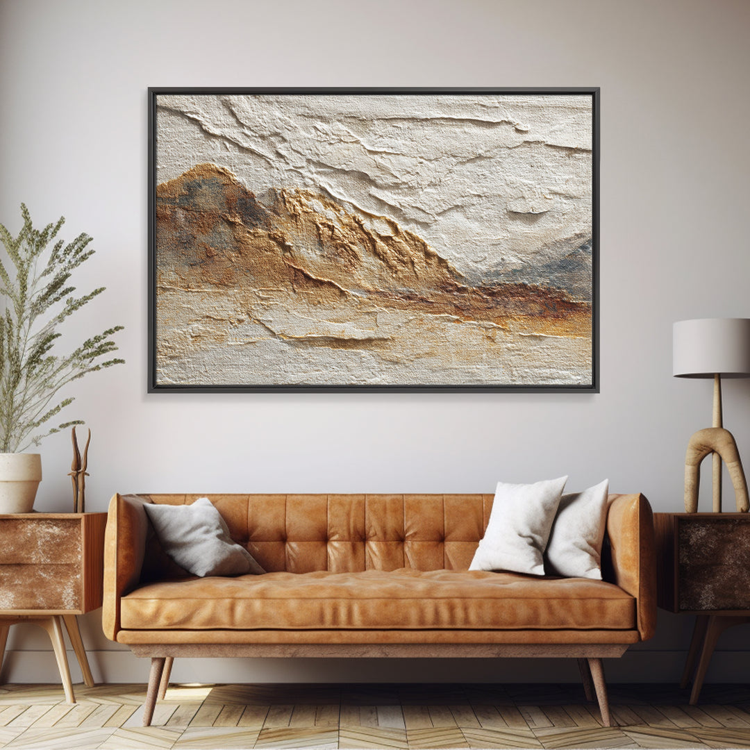 Bridal Veil Texture Abstract Framed Canvas Print, Wedding Art, Jewish Art, Living Room Decor, Abstract Art, Romance, WED-3x2-35