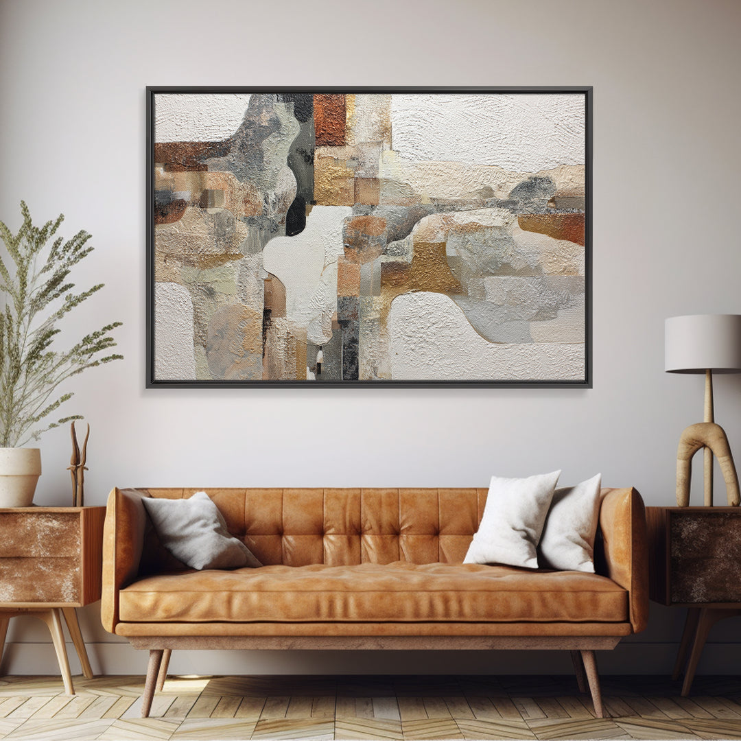 Lace Pattern Ivory Abstraction Framed Canvas Print, Wedding Art, Wedding Poster, Living Room Decor, Fine Art, Romance, WED-3x2-47