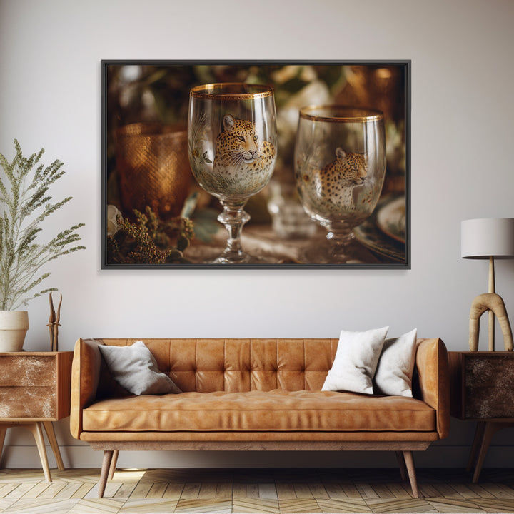 Champagne Glasses with Delicate Sparkle Canvas Print, Wedding Art, Custom Art, Living Room Decor, Watercolor Art, Romance, WED-3x2-58