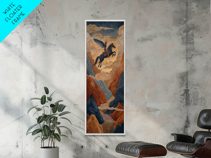 Eagle Flying Above Mountain Ridge Canvas Print, Western Art, Printable Art, Southwestern Decor, Frontier, Western Home Decor, WES-1x3-25