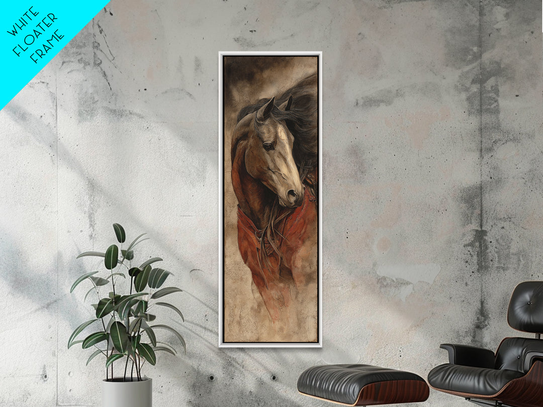 Cowboy Campfire under Starry Sky Canvas Print, Western Art, Western Wall Decor, Southwestern Decor, Fine Art, Frontier, WES-1x3-26