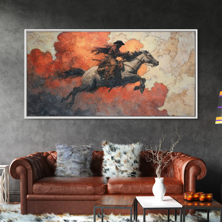 Old Revolver and Roses Canvas Print, Western Art, Downloadable Art, Southwestern Decor, Fine Art, Frontier, Gallery Decor, WES-2x1-63