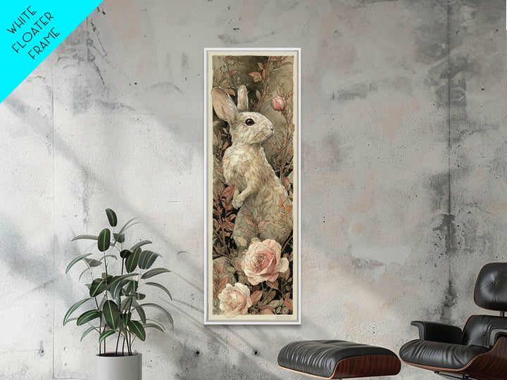 Mouse Ballerina in a Rose Garden Canvas Print, Whimsical Art, Digital Print, Living Room Decor, Watercolor Art, Wonder, WHI-1x3-23