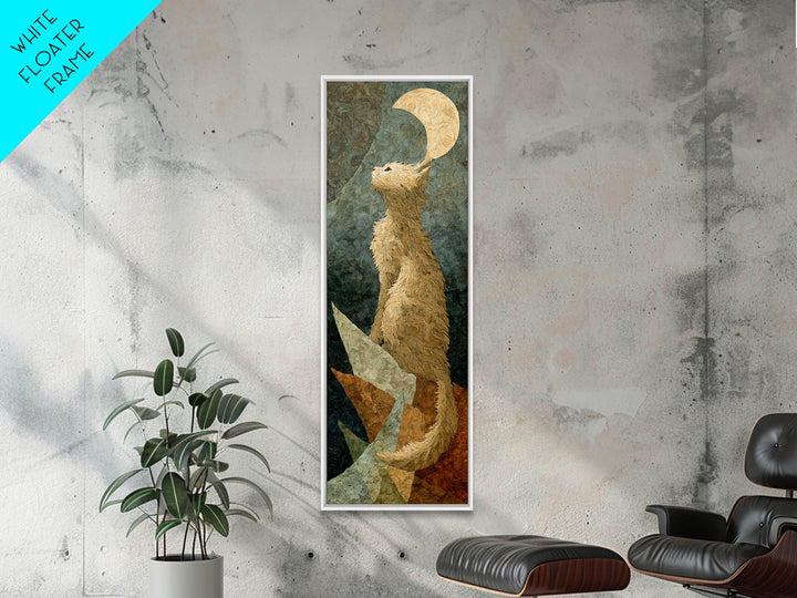 Cat Sailing a Paper Boat Canvas Print, Whimsical Art, Gallery Decor, Living Room Decor, Fine Art, Wonder, Wall Art, Home Decor, WHI-1x3-38