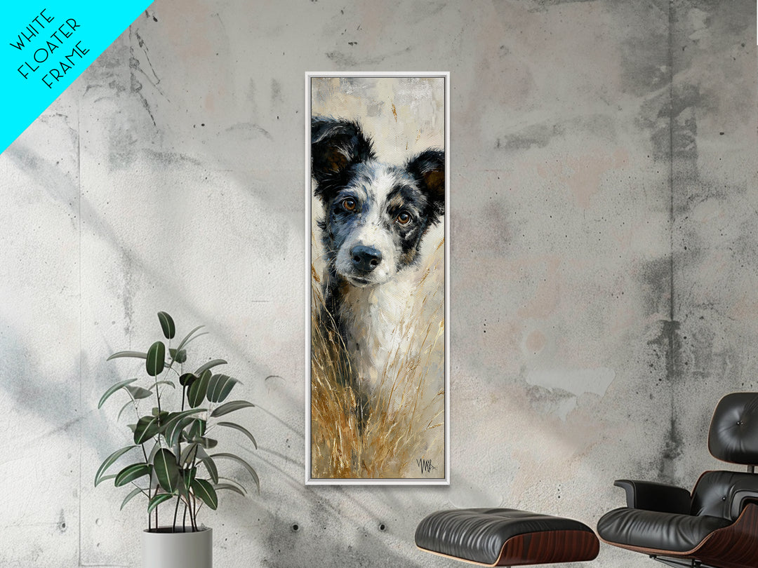 Dog in a Hot Air Balloon Framed Canvas Print, Whimsical Art, Fine Art Print, Living Room Decor, Fine Art, Wonder, Prints, WHI-1x3-74