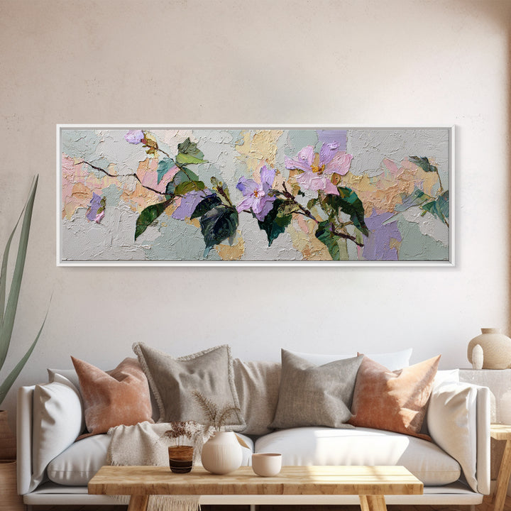 Robot Watering a Single Flower Canvas Print, Whimsical Art, Nursery Prints, Living Room Decor, Watercolor Art, Wonder, WHI-3x1-61