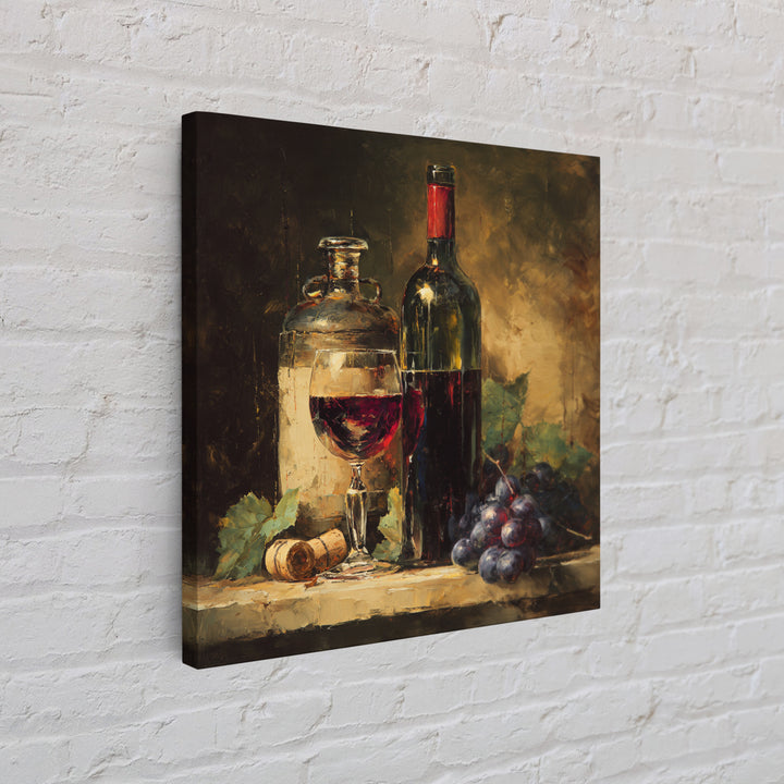 Red Wine Swirl Abstract Canvas Print, Winery Art, Wall Art Print, Winery Decor, Abstract Art, Vineyard, Gallery Decor, WIN-1x1-31
