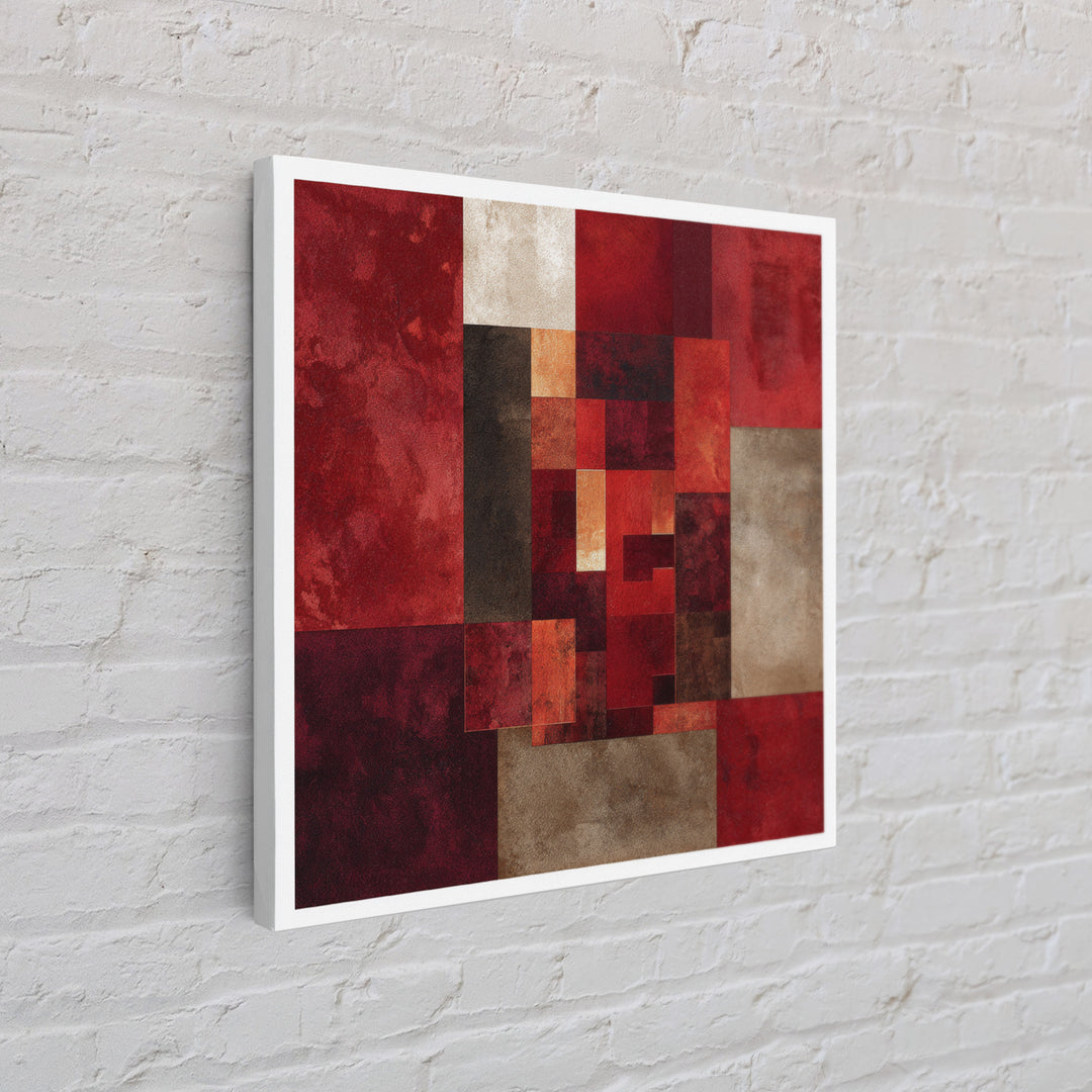 Red Wine Swirl Abstract Canvas Print, Winery Art, Cocktail Wall Art, Winery Decor, Abstract Art, Vineyard, Contemporary Art, WIN-1x1-55
