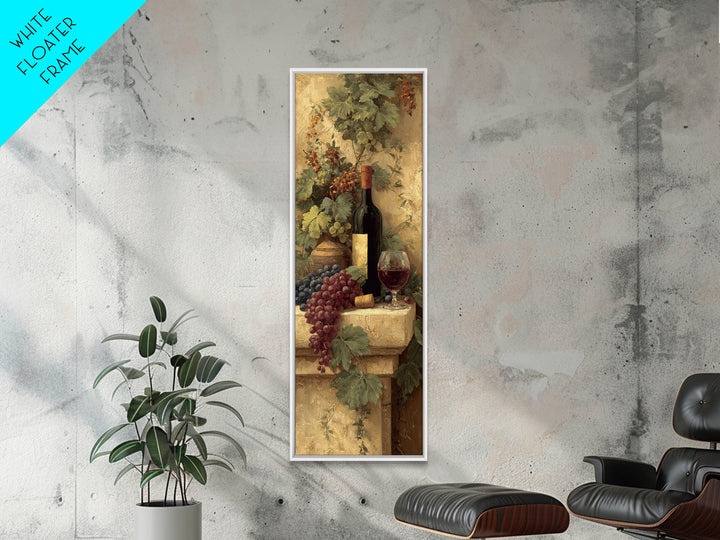 Italian Villa Vineyard Landscape Canvas Print, Winery Art, Living Room Decor, Winery Decor, Fine Art, Vineyard, Travel Poster, WIN-1x3-56