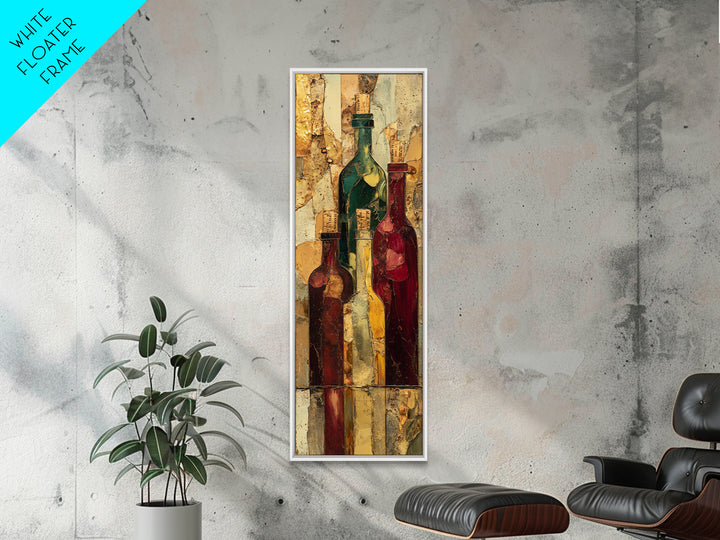 Corkscrew and Corks on Rustic Wood Framed Canvas Print, Winery Art, Wall Art Print, Winery Decor, Fine Art, Vineyard, WIN-1x3-64
