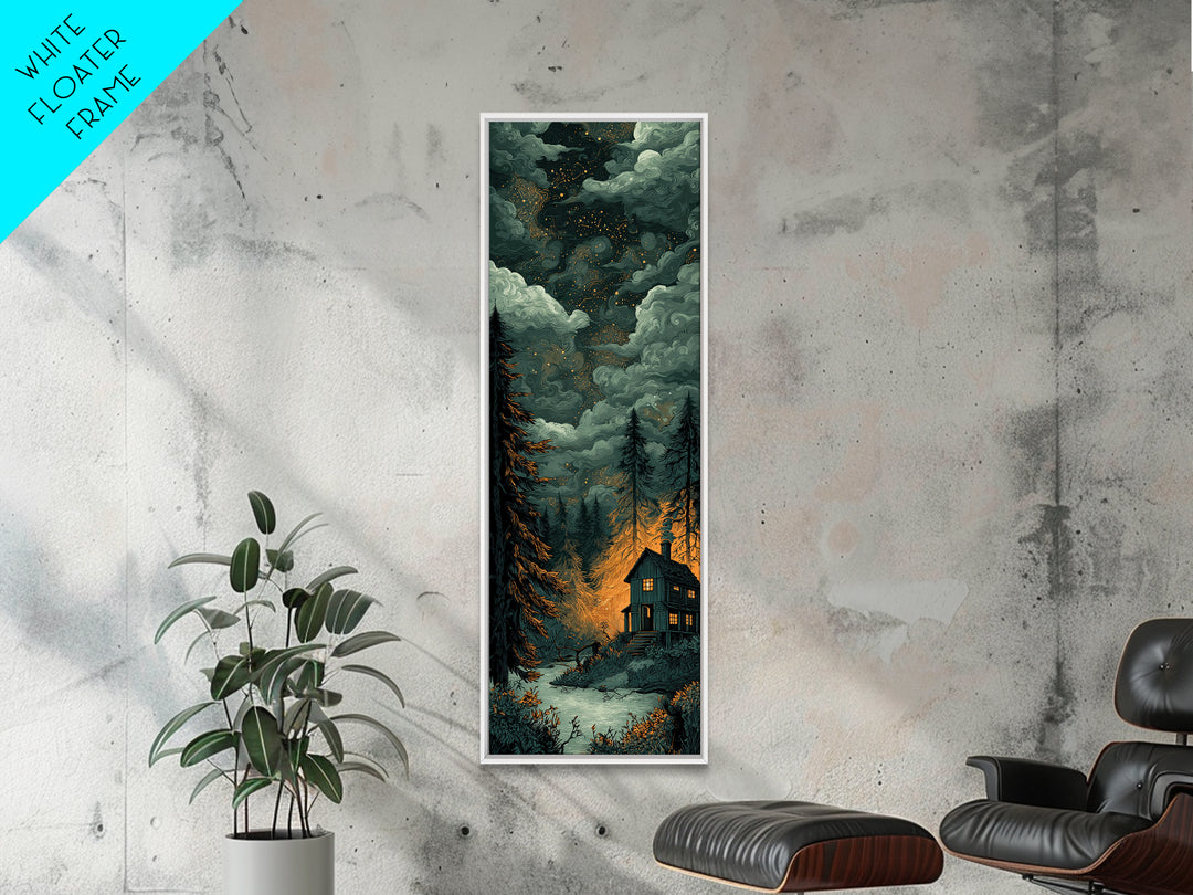 The Doll From Beyond The Void, Dark Fantasy Wall Art, Tall Narrow Wall Art, Canvas Print, Halloween Home Decor, Gothic Wall Art