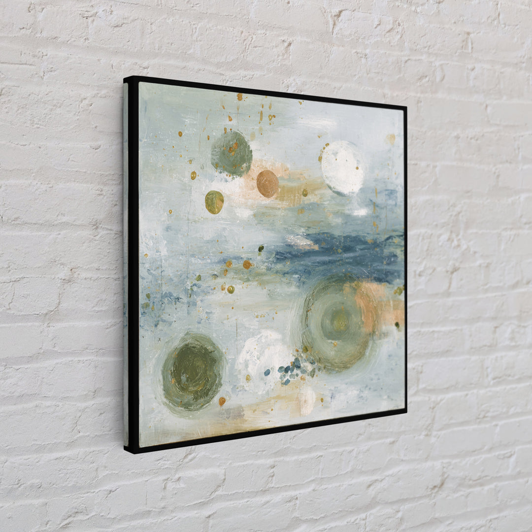 Abstract Circles Suggesting Calm Movement Canvas Print, Waiting Room Art, Abstract, Waiting Room Decor, Abstract Art, Calm, WRA-1x1-10