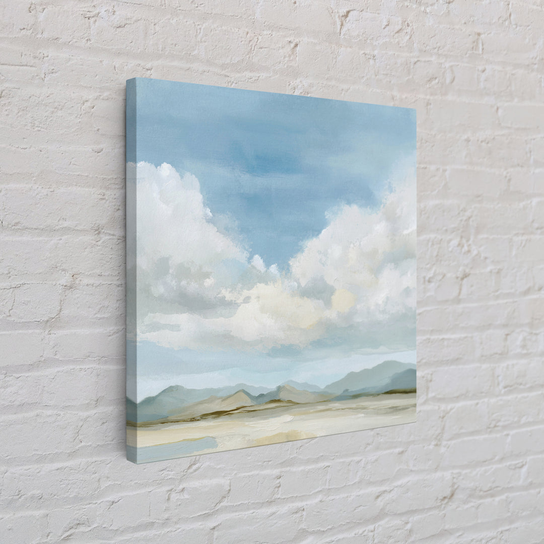 Calming Landscape with Open Sky and Gentle Canvas Print, Waiting Room Art, Modern Decor, Waiting Room Decor, Fine Art, Calm, WRA-1x1-25