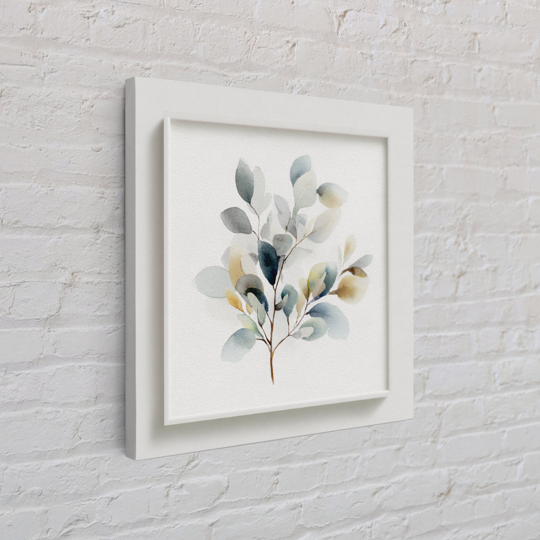 Neutral Botanical Branch Canvas Print, Waiting Room Art, Office Wall Art, Waiting Room Decor, Fine Art, Calm, Dental Wall Art, WRA-1x1-3
