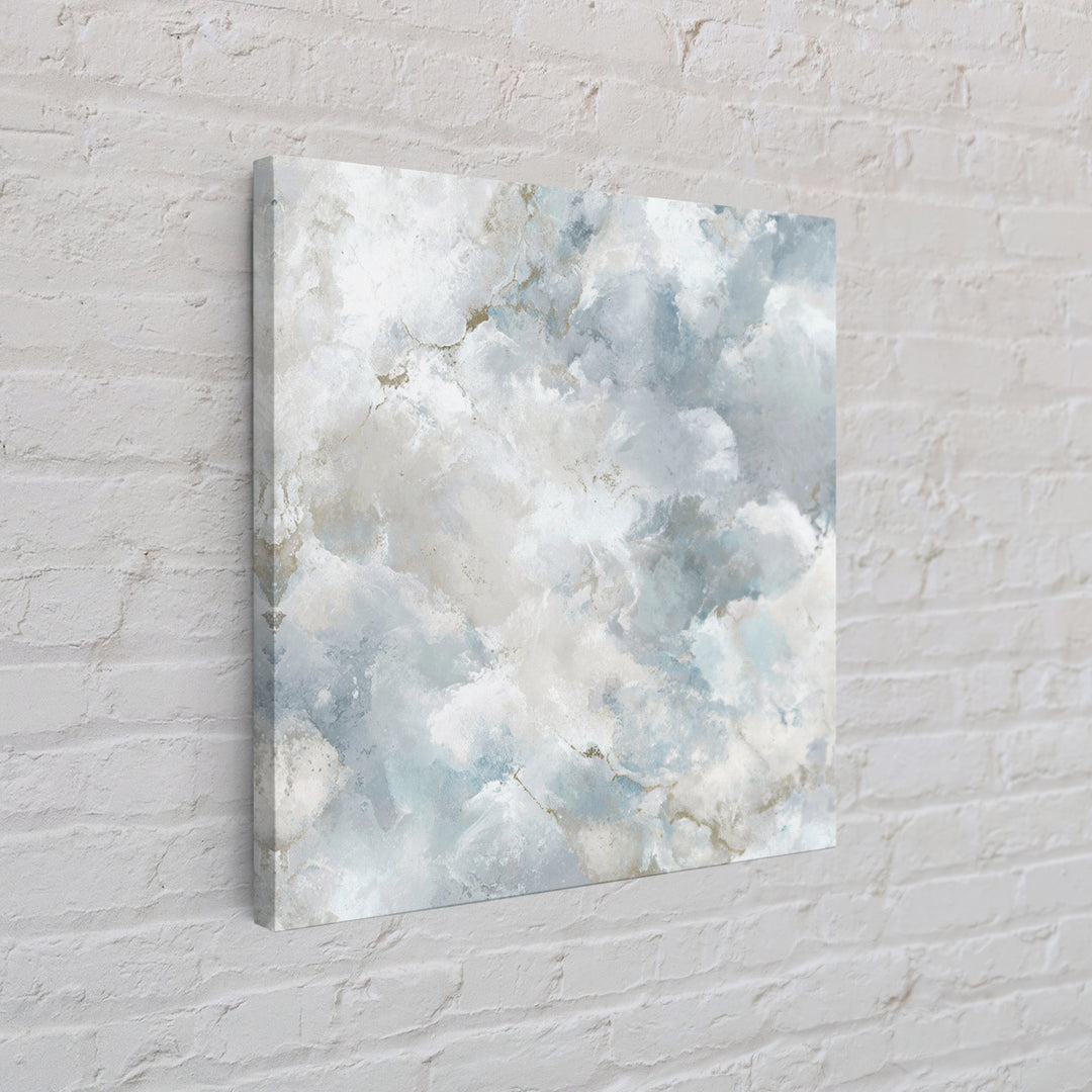 Light Marble Texture Abstract Framed Canvas Print, Waiting Room Art, Art, Waiting Room Decor, Fine Art, Calm, Bauhaus Print, WRA-1x1-48
