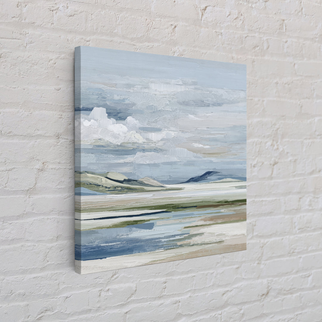 Calming Landscape with Open Sky and Gentle Canvas Print, Waiting Room Art, Modern Decor, Waiting Room Decor, Fine Art, Calm, WRA-1x1-49