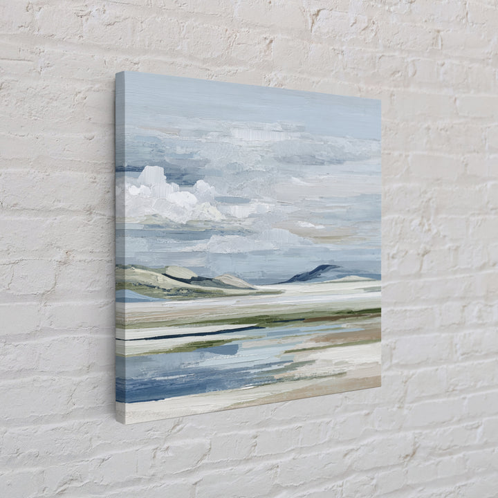 Calming Landscape with Open Sky and Gentle Canvas Print, Waiting Room Art, Modern Decor, Waiting Room Decor, Fine Art, Calm, WRA-1x1-49