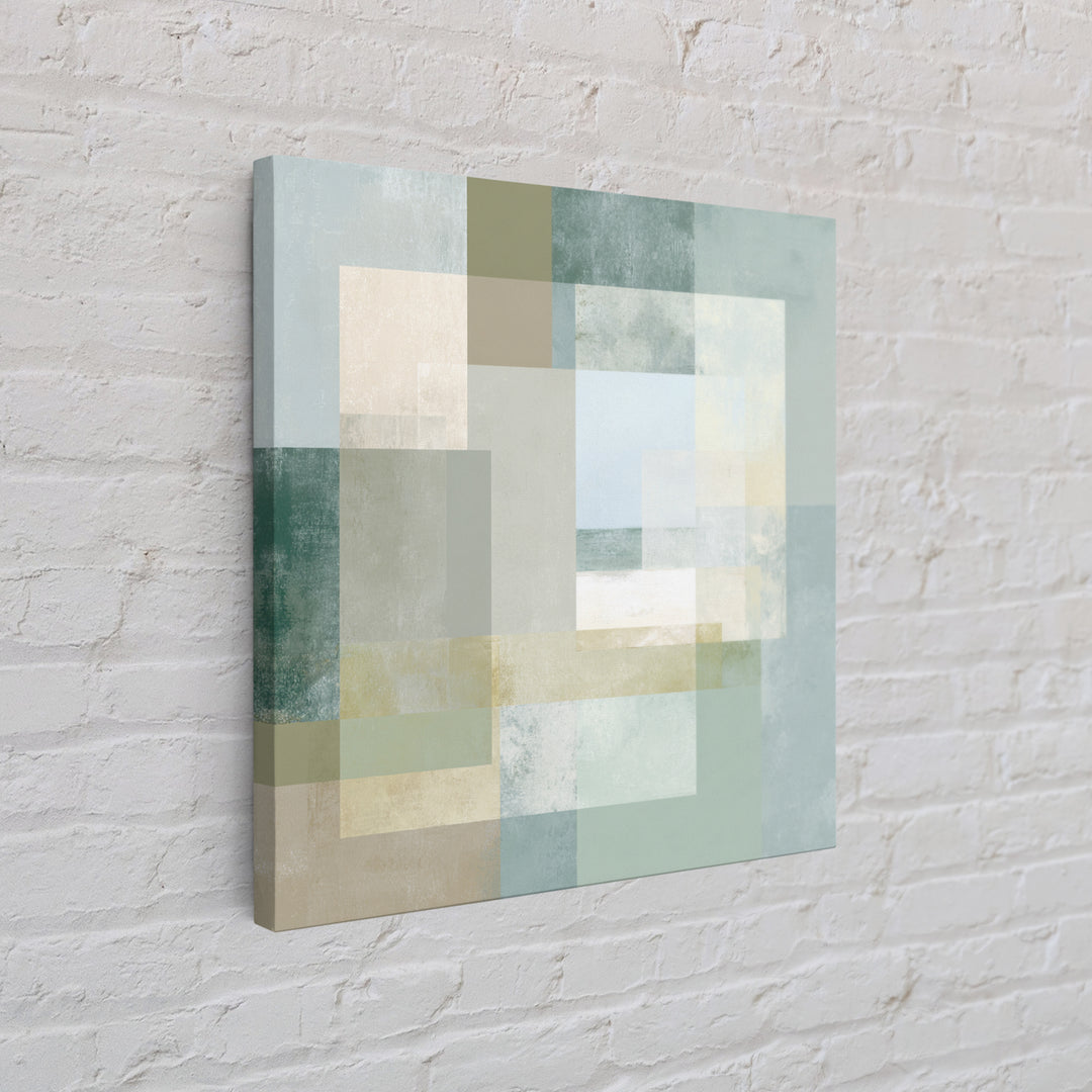 Minimal Geometric Composition Canvas Print, Waiting Room Art, Room Decor, Waiting Room Decor, Fine Art, Calm, Bedroom Decor, WRA-1x1-77