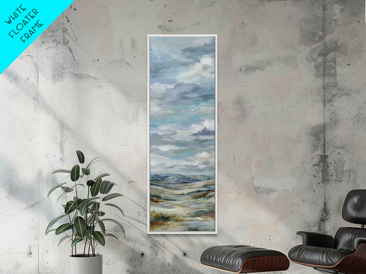 Large Cloudscape with Hopeful Light Canvas Print, Waiting Room Art, Office Art, Waiting Room Decor, Calm, Gallery Decor, WRA-1x3-100