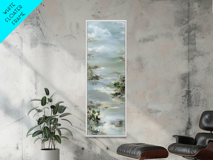 Soft Lavender Botanical Still Life Canvas Print, Waiting Room Art, Textured Painting, Waiting Room Decor, Watercolor Art, Calm, WRA-1x3-32